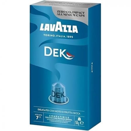 Cápsula Lavazza Espresso Decaf Descafeinado Nespresso Caja 10
