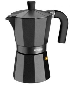Cafetera Italiana Monix Noir M640006 6 Tazas Negra