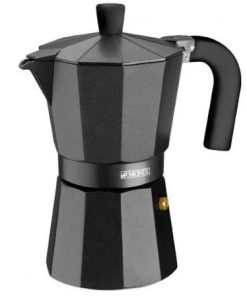Cafetera Italiana Monix Noir M640012 12 Tazas Negra