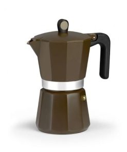 Cafetera Italiana Monix Induction Cream M671012 12 Tazas