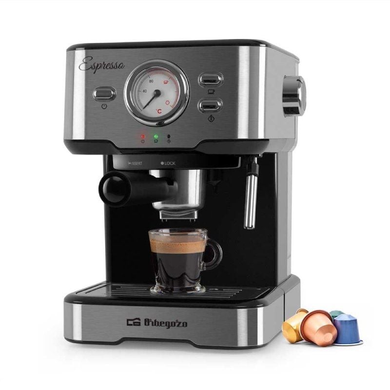 Cafetera Expreso Orbegozo EX 5500 20 Bares 1100W