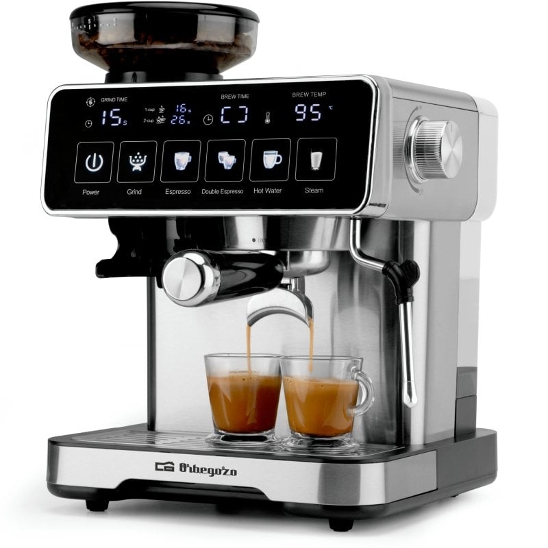 Cafetera Expreso Orbegozo EX 8000 20 Bares 1250W — imagen 2